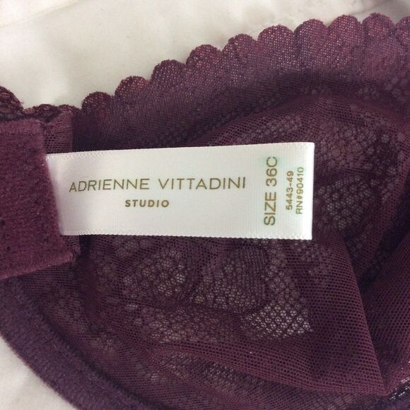 Adrienne Vittadini Lingerie Bra Underwire Floral Lace - Picture 8 of 8